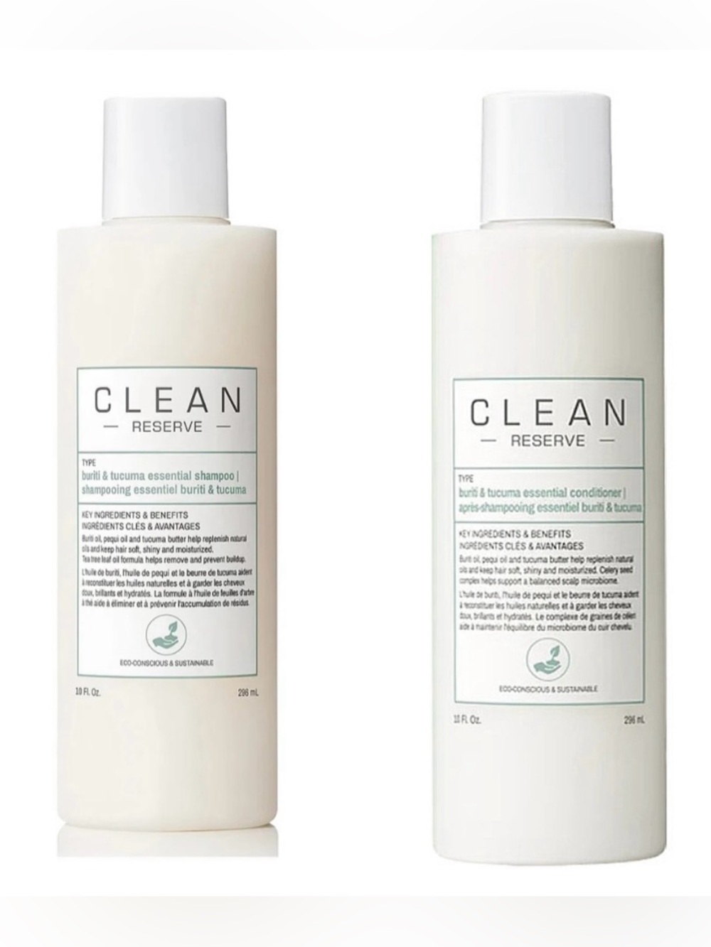 Clean Reserve Buriti & Tucuma Moisturizing
Hair Shampoo & Conditioner 296 ml - Picture 1 of 7
